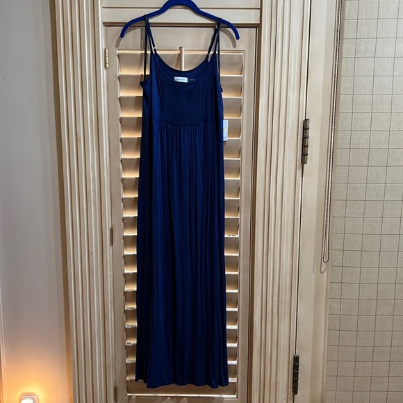 Calvin Klein Dresses & Skirts - Calvin Klein dark blue beautiful summer maxi dress.